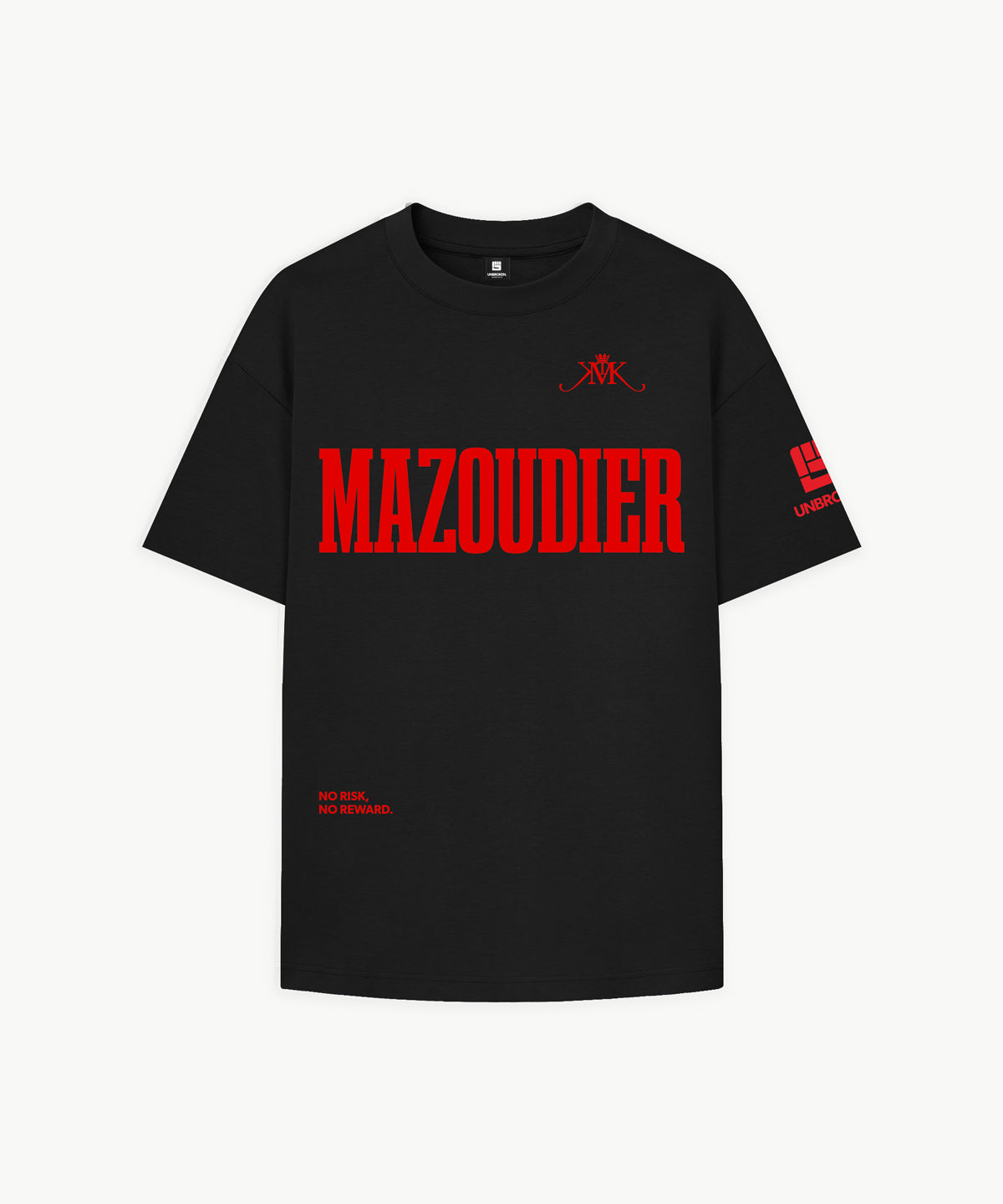 KOEN MAZOUDIER x UNBROKEN Classic Tee in Black