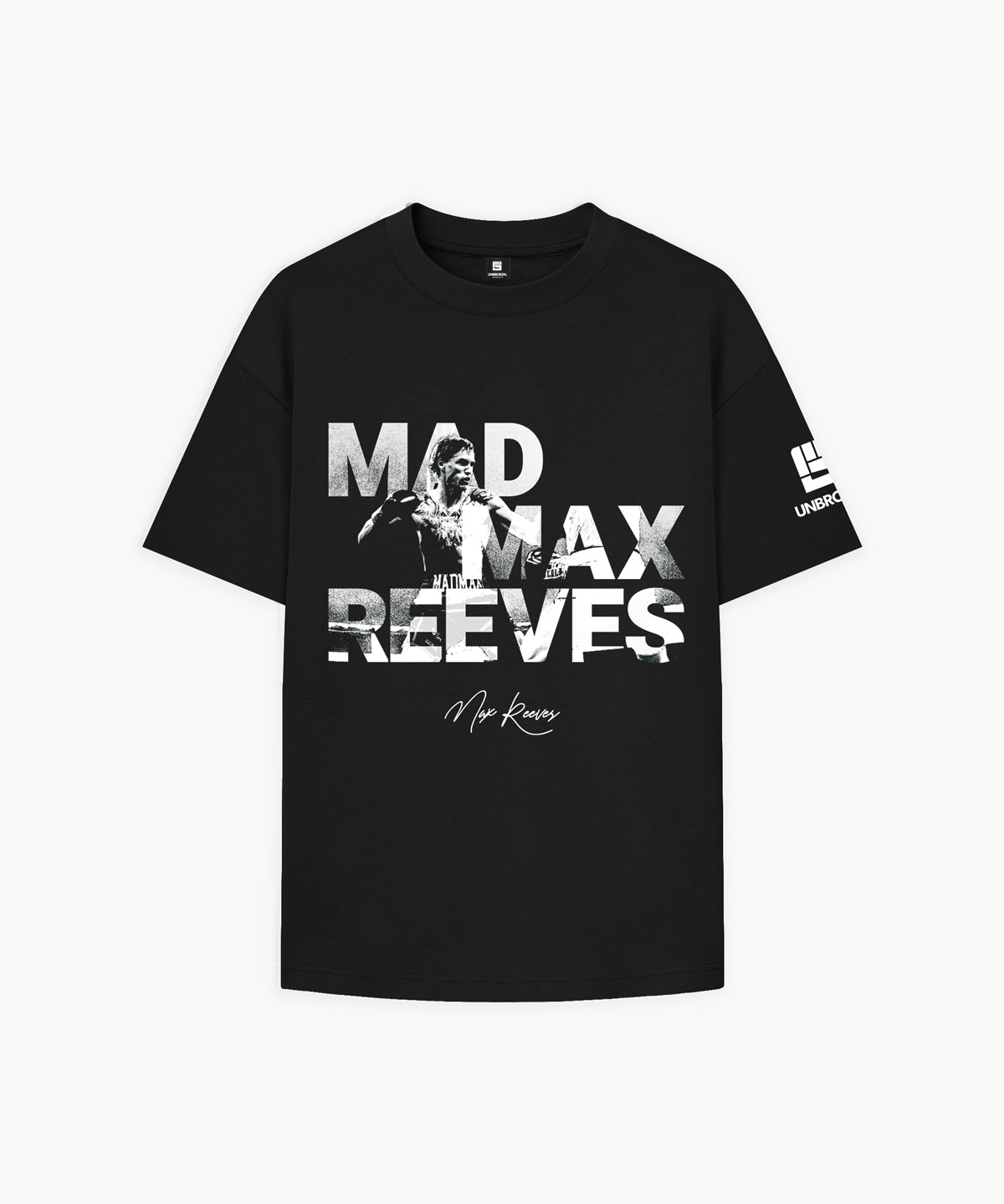 MAX REEVES x UNBROKEN Classic Tee in Black