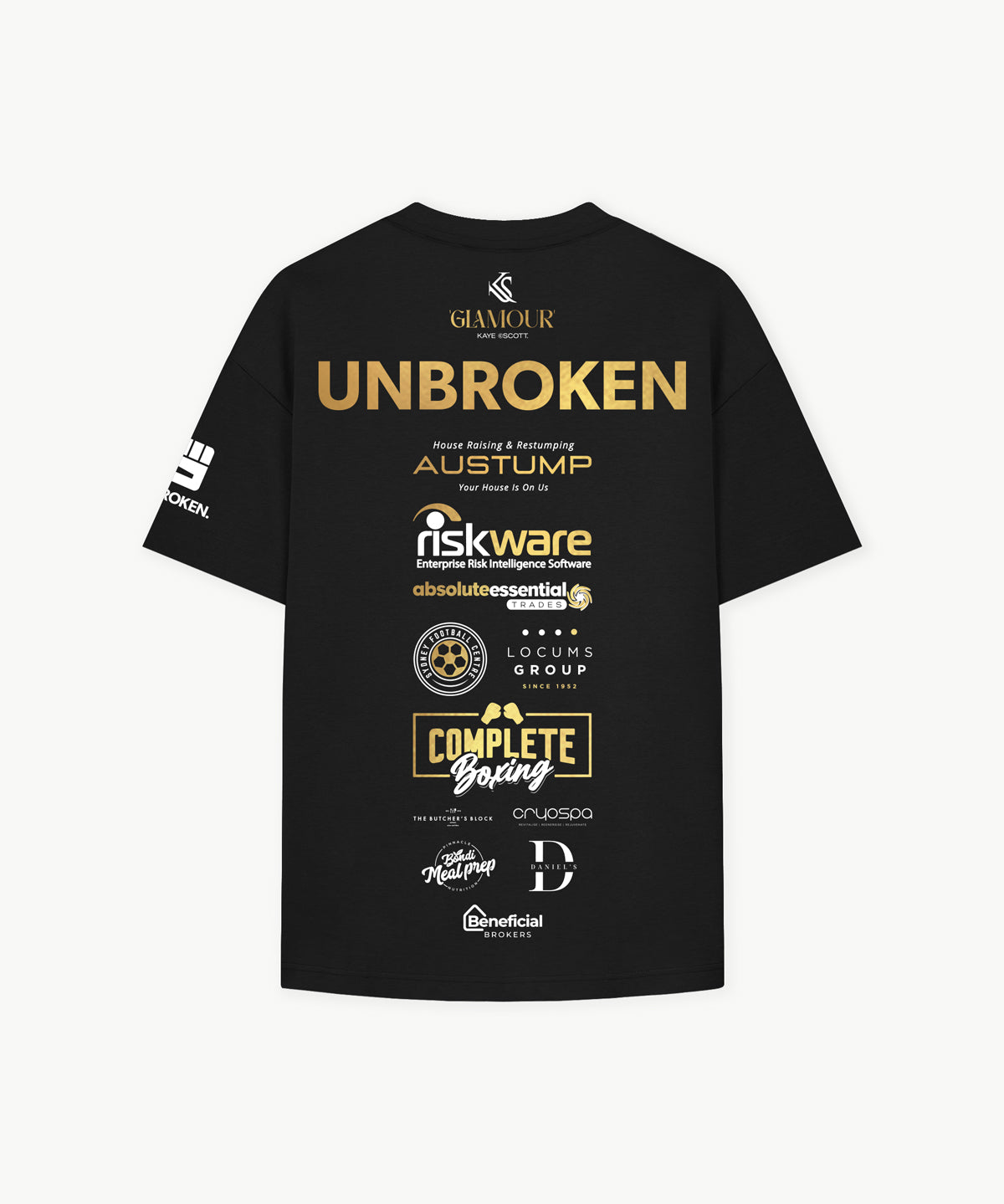 PRE-ORDER | KAYE SCOTT x UNBROKEN Classic Tee in Black