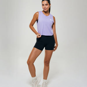 FLOW Crop Tank in Lavender